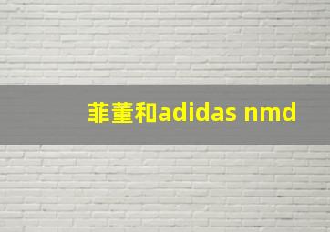 菲董和adidas nmd